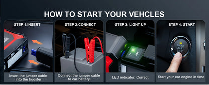 GOOLOO Jump Starter with Air Compressor