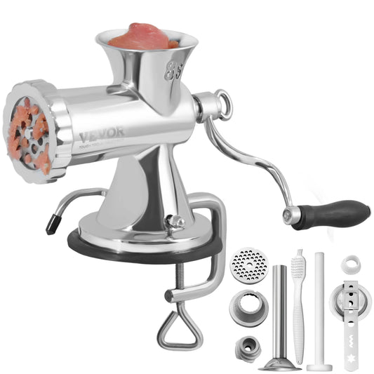 Manual Meat Grinder 304 Stainless Steel Hand