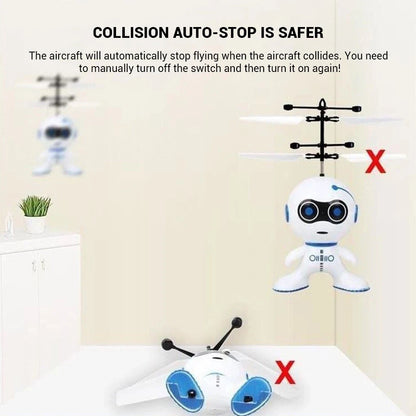 RC Airplane Infrared Induction USB Charging Plastic