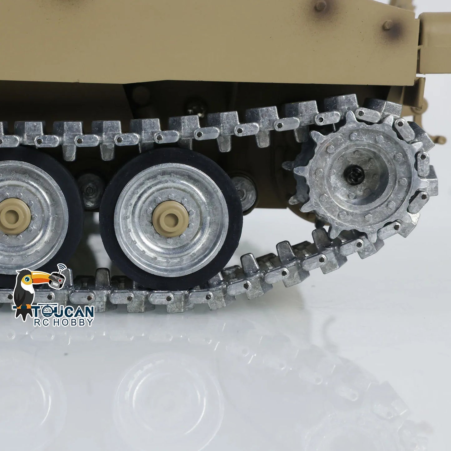 RC Military Tank Howitzer Metal Wheels