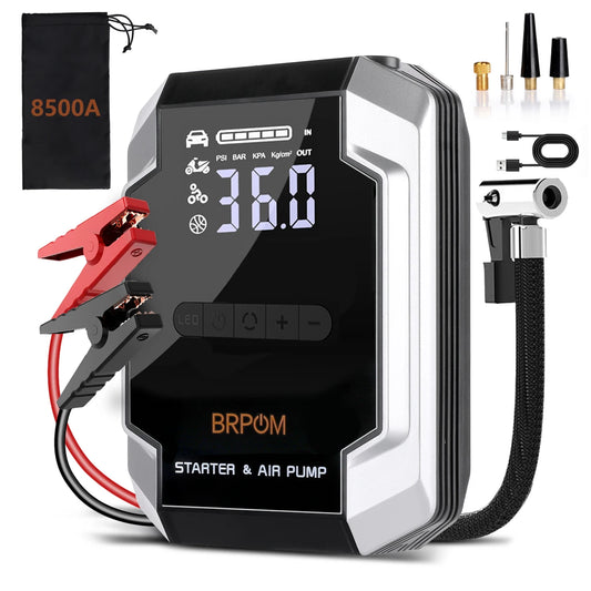 Portable Car Starter with Air Compressor