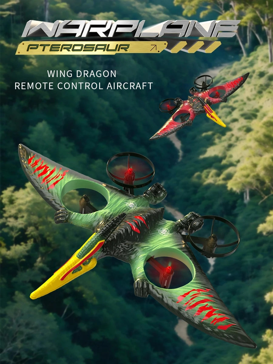 Dinosaur Rc Plane for Kids Simulation Glider