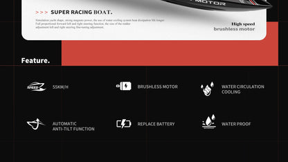 RC Boat 2.4Ghz High Speed Racing