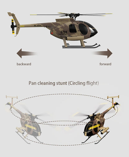 RC Fixed Height Single Blade Flybarless  Helicopter
