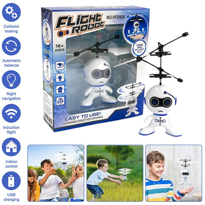 RC Airplane Infrared Induction USB Charging Plastic