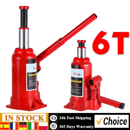 6T Heavy Duty Hydraulic Bottle Jack Lifting
