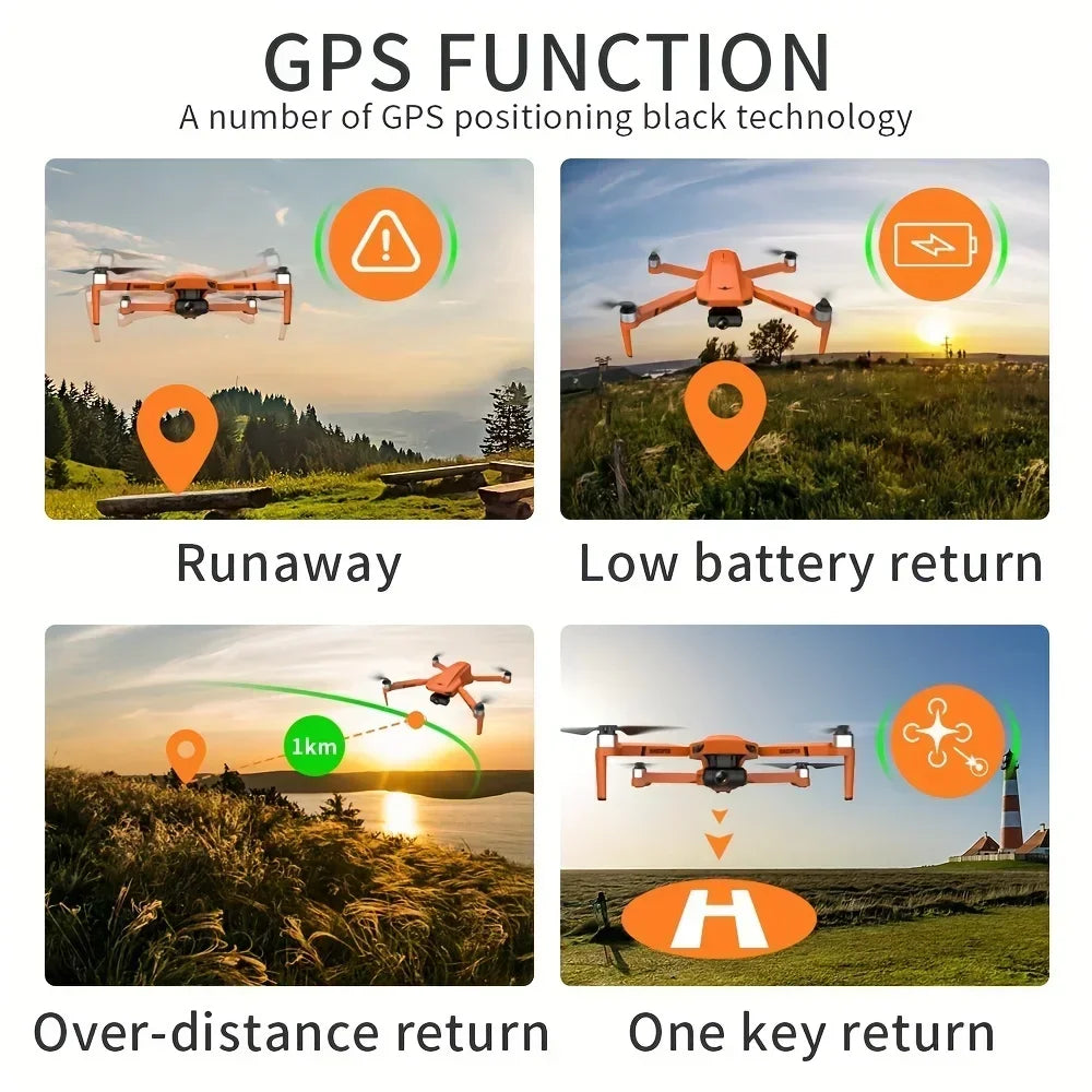 Drone with Dual Camera 2-Axis Gimbal Optica