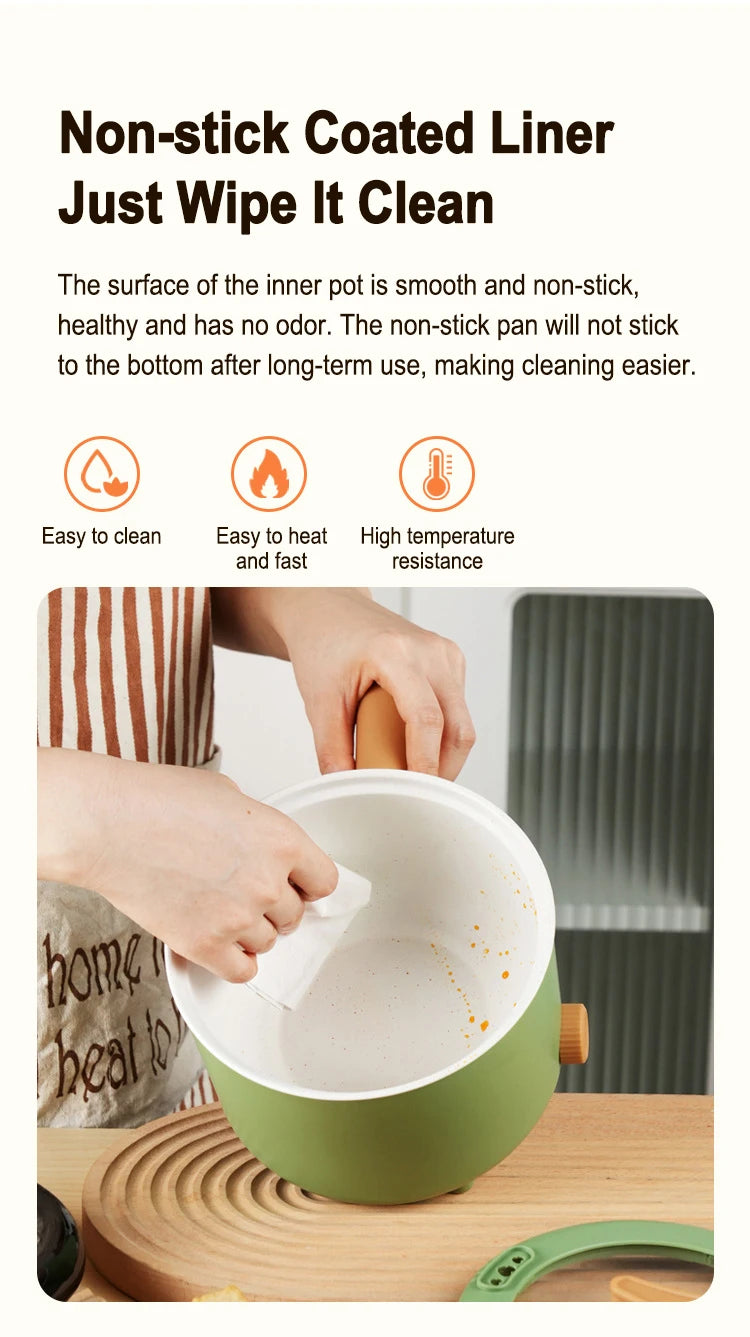 220V/110V Electric Rice Cooker Multifunctional Stew Pan