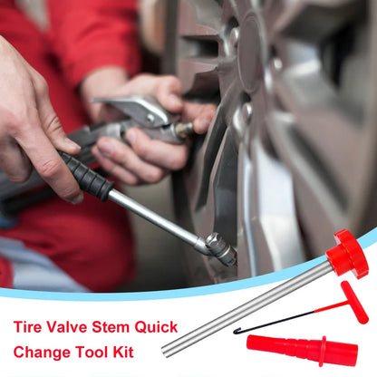 Tire Valve Core Quick Replacement Tool Kit