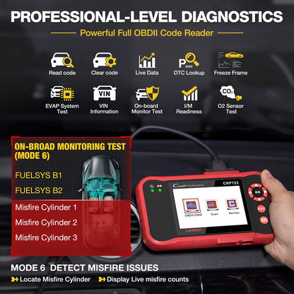 LAUNCH X431 CRP123 OBD2 Car Scanner ABS/SRS/