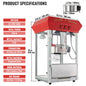 Electric Popcorn Maker Commercial Popper Machine  Automatic