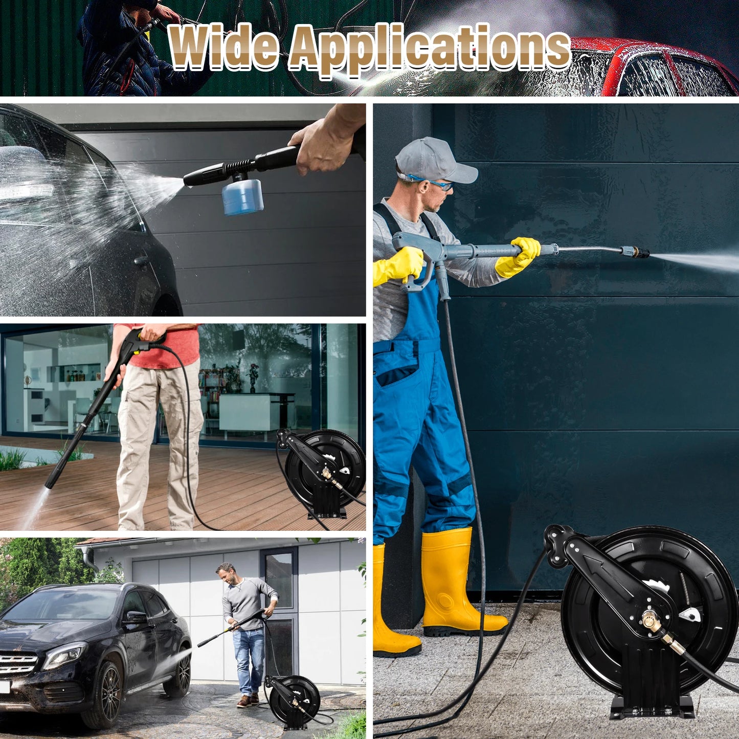 Pressure Washer Hose Reels