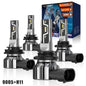 NOVSIGHT LED Headlight Bulbs 2PCS 9005 2PCS H11