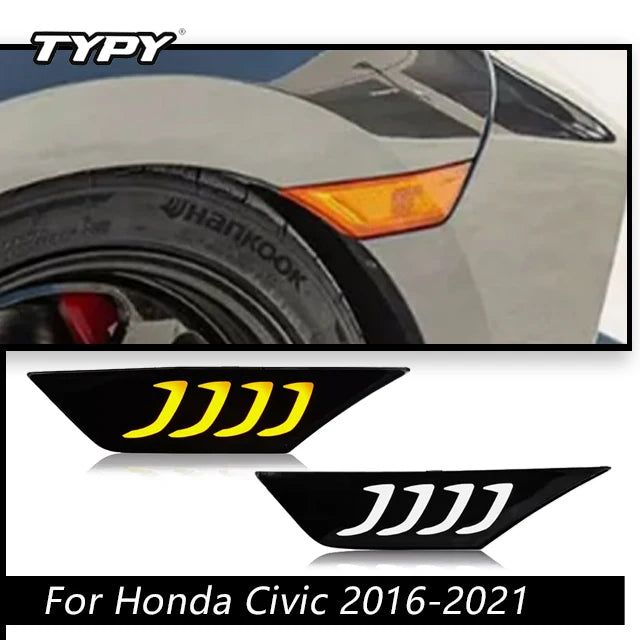 TYPY LED Side Marker Light For Honda Civic 2016-2021