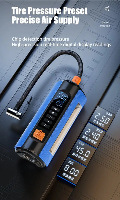 BUVAYE Car Jump Starter Air Pump Outdoor