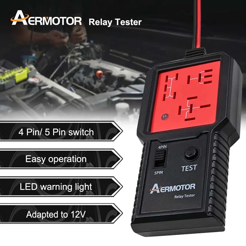 Aermotor 12-24V Car Relay Tester Electronic