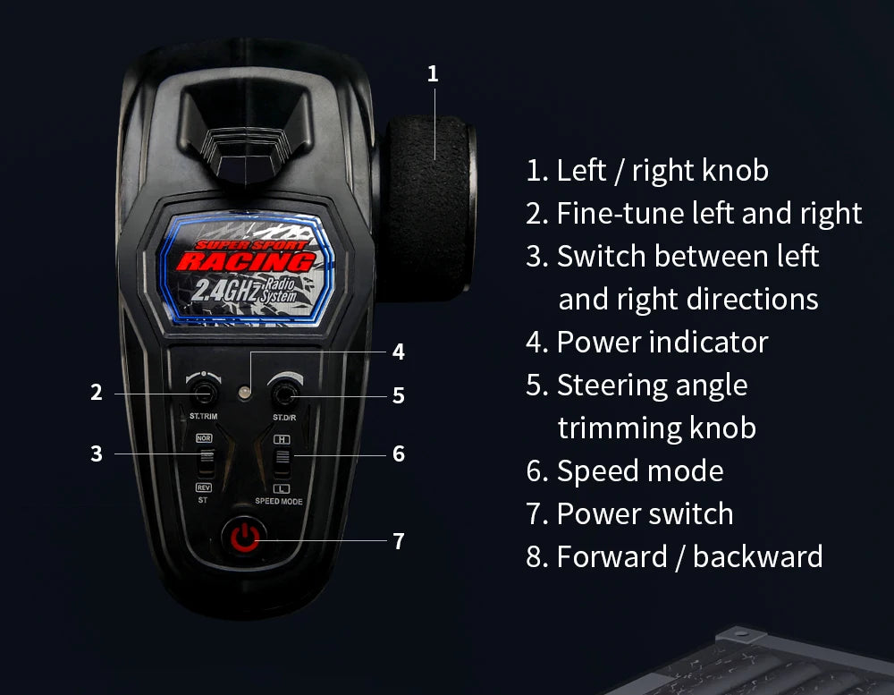 KF15 1:16 RC Car 2.4G Remote Control Truck