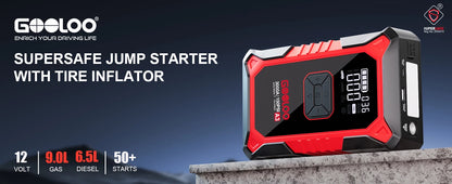 GOOLOO Jump Starter with Air Compressor