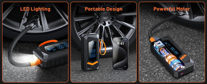 BUVAYE Wired/Wireless Air Pump Car Inflator