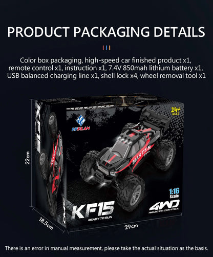 KF15 1:16 RC Car 2.4G Remote Control Truck
