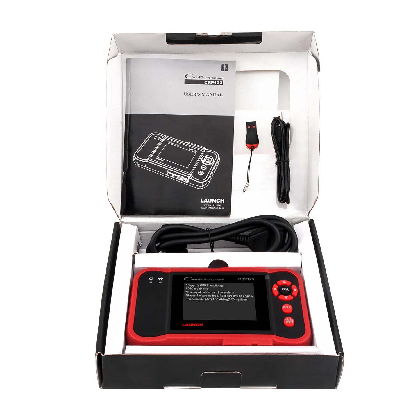 LAUNCH X431 CRP123 OBD2 Car Scanner ABS/SRS/