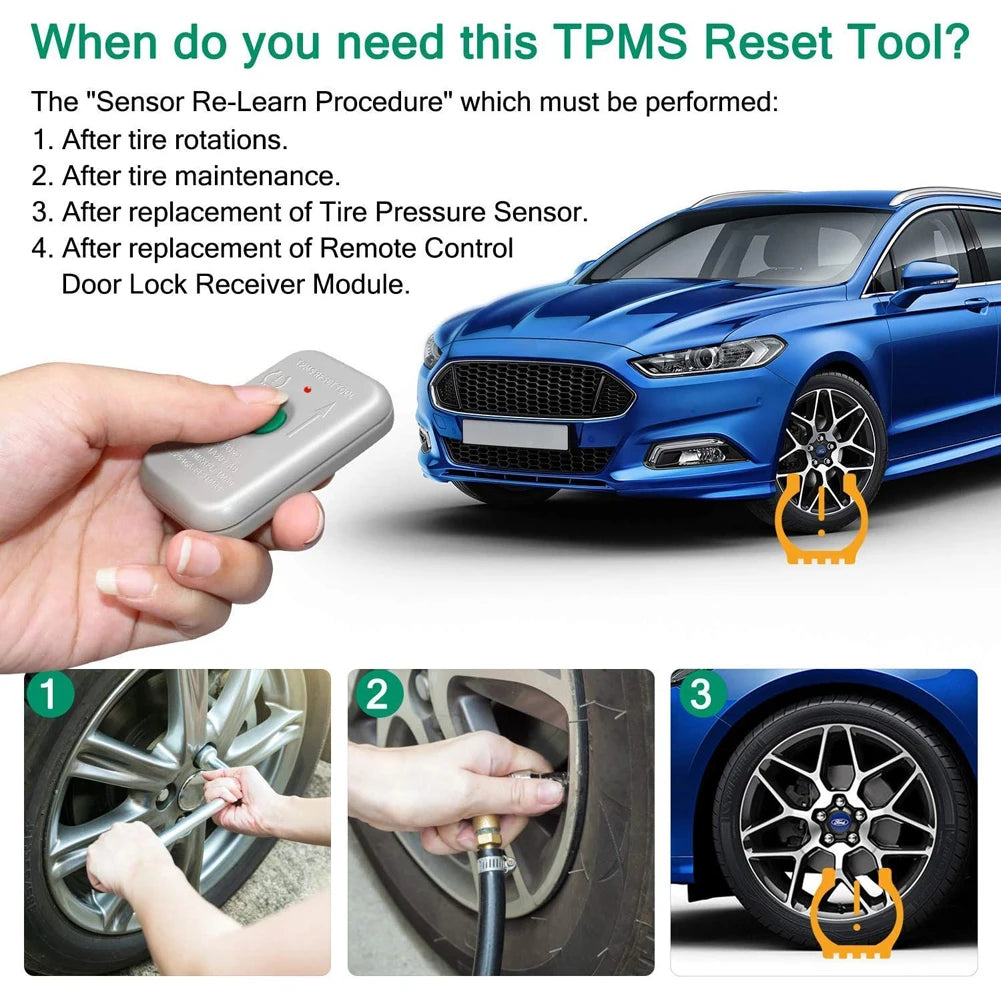 Tire Pressure Reset Instrument TPMS19 Tire Pressure Sensor