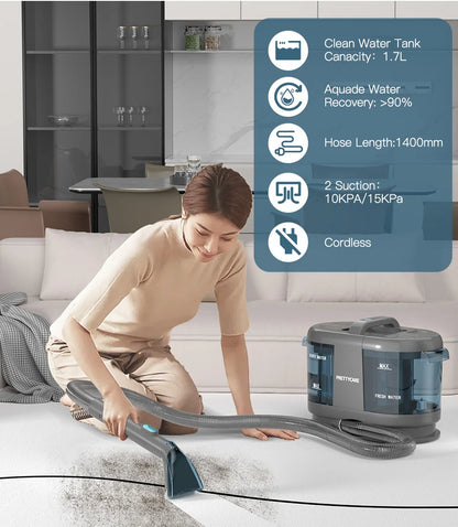 PrettyCare PC808 Cordless Carpet&Spot Vacuum Cleaner