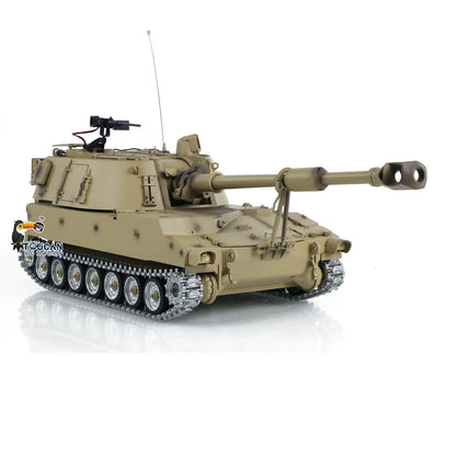 RC Military Tank HowitzerMetal Wheels Infrared