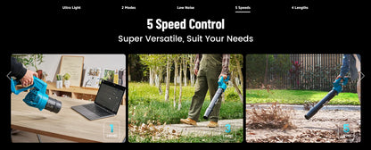 Seesii Electric String Trimmer Leaf Blower Combo