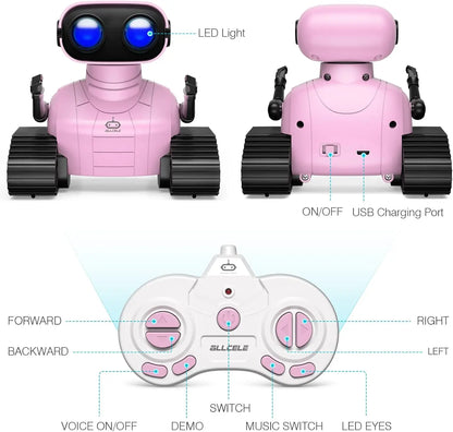 Girls Robot Toy, RC Robot for Kids