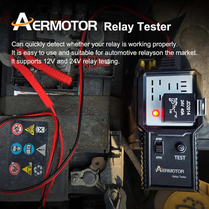 Aermotor 12-24V Car Relay Tester Electronic