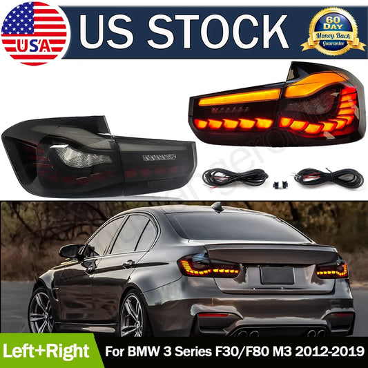 For BMW 3 Series F30 F35  F80 Car LED Tailligh