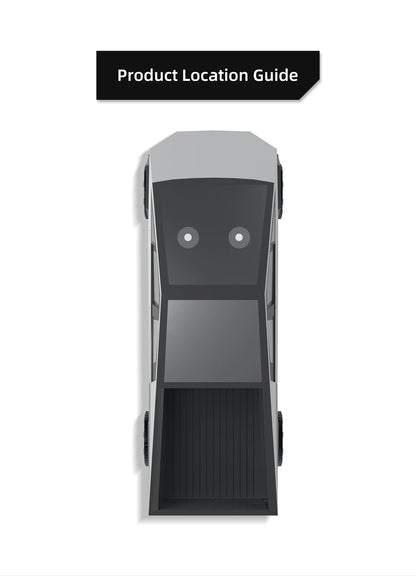 for Tesla Cybertruck Under Seat Storage Box