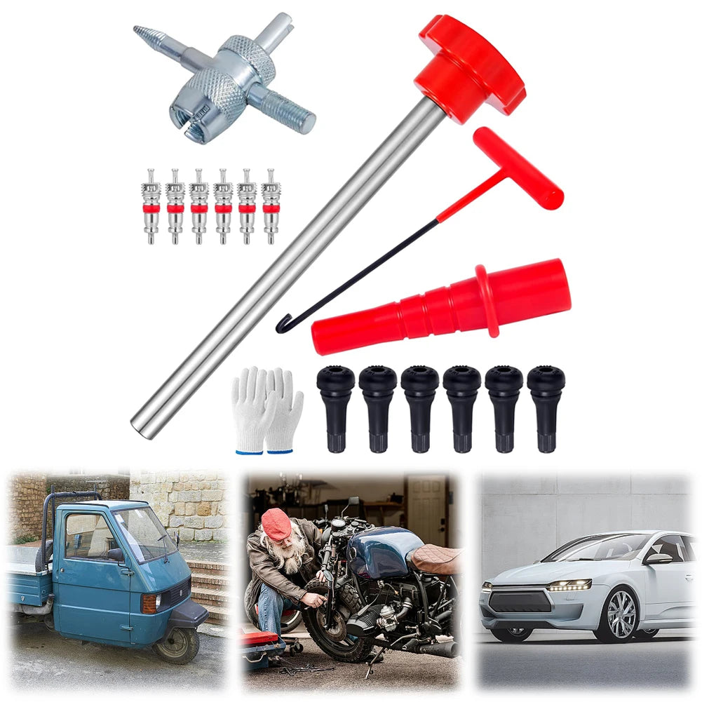 Tire Valve Core Quick Replacement Tool Kit