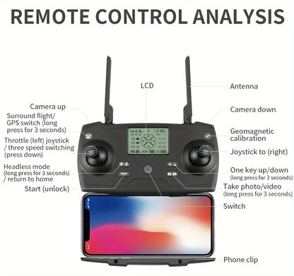 Drone with Dual Camera 2-Axis Gimbal Optica