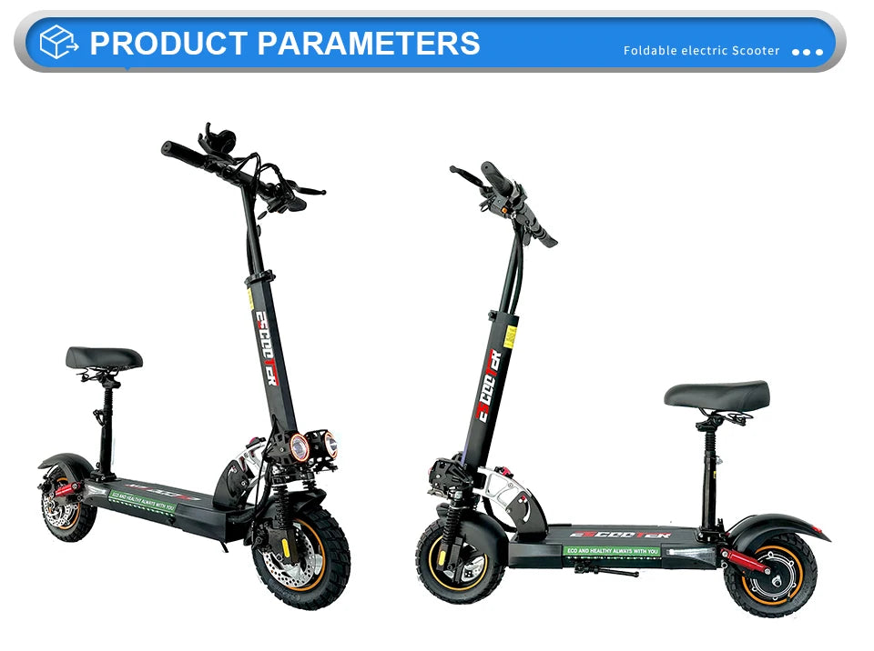 800W Powerful Electric Kick Scooter Anti-skid