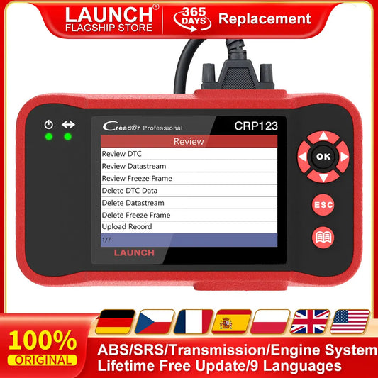 LAUNCH X431 CRP123 OBD2 Car Scanner ABS/SRS/