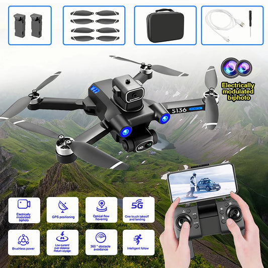 DUAL Camera Aerial Photography RC Drone