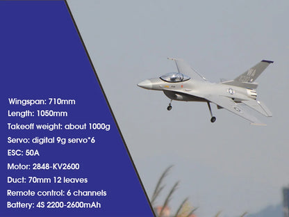 EDF Plane Jet F16 Fighting Falcon