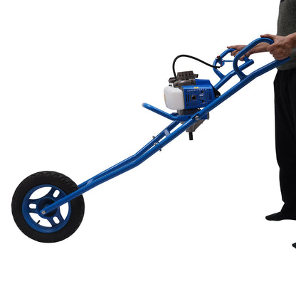 Earth Burrowing Blue with 2 Stroke WheeL