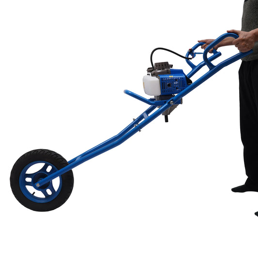 Earth Burrowing Blue with 2 Stroke WheeL