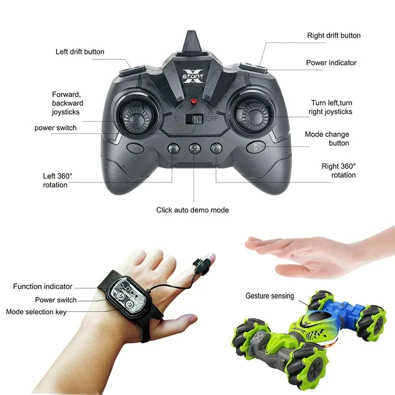 Newest 4WD RC Stunt Car with Battery