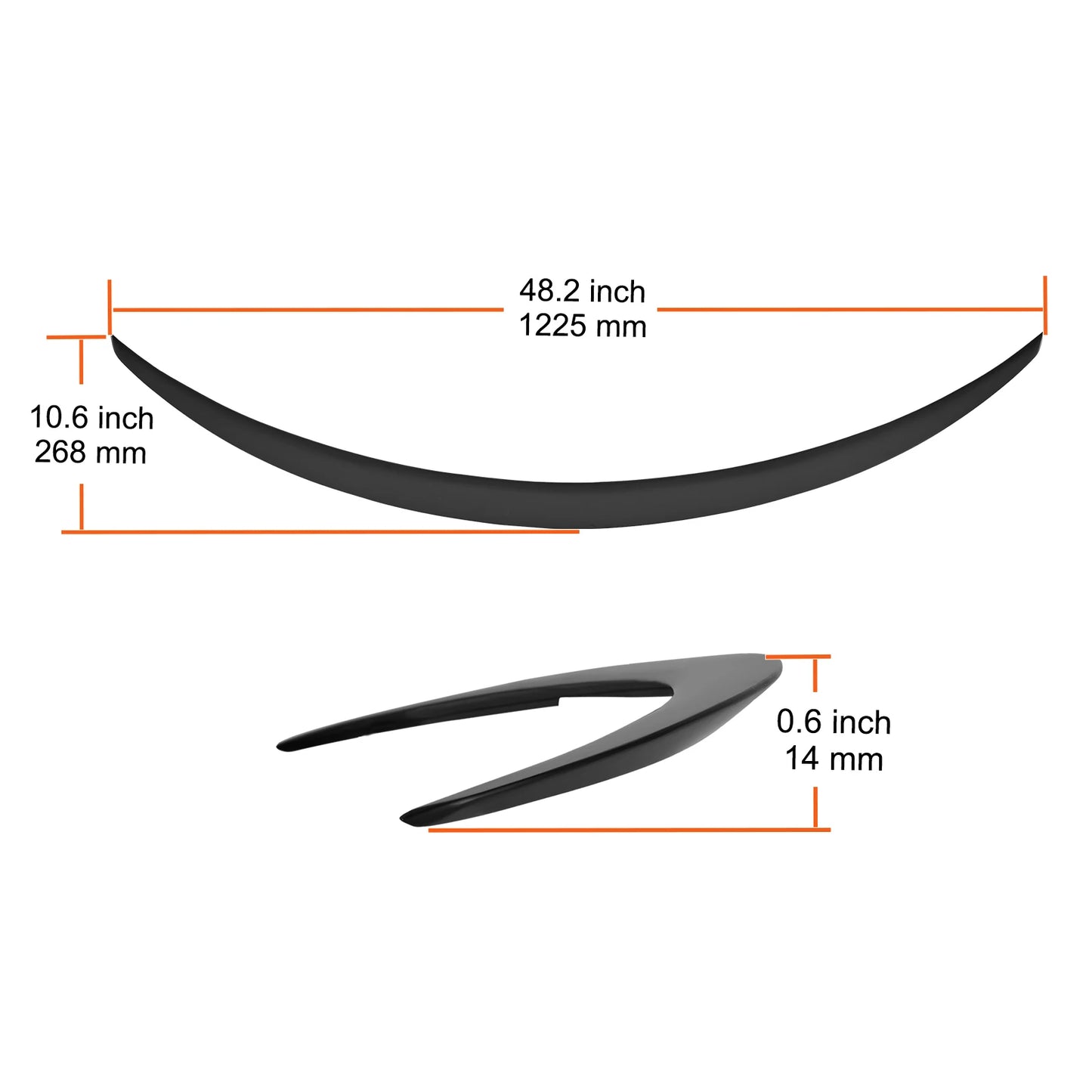 GT Wing Car Spoiler Compatible with 2018-2023 Camry