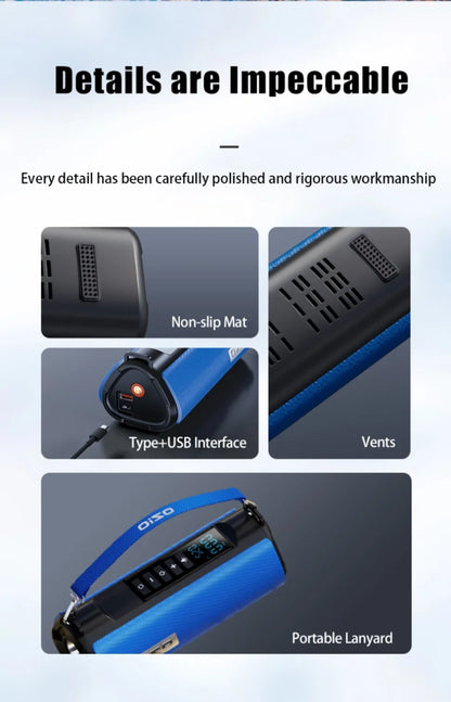 BUVAYE Car Jump Starter Air Pump Outdoor