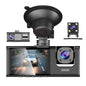 3 Channels Dash Camera For Cars HD 1080P Video