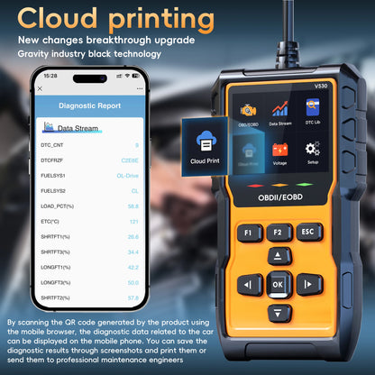 Professional OBD2 Scanner Diagnostic Tool, Check Engine