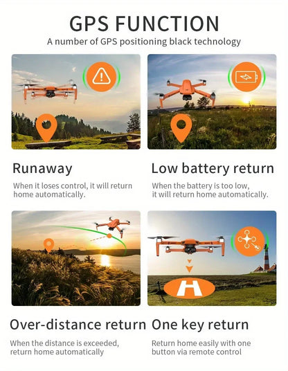 Drone with Dual Camera 2-Axis Gimbal Optica