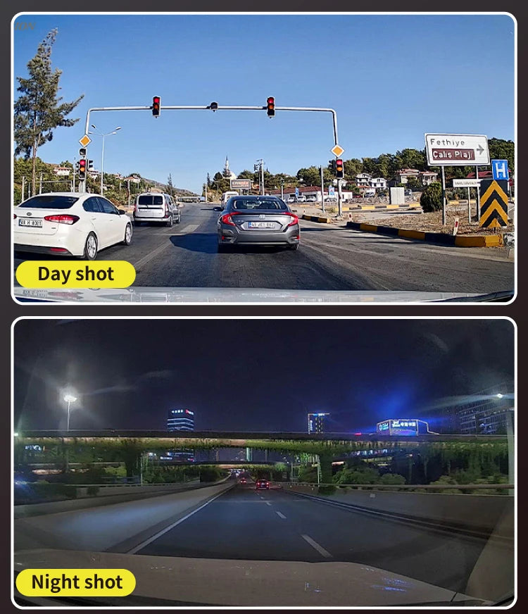 3 Channels Dash Camera For Cars HD 1080P Video
