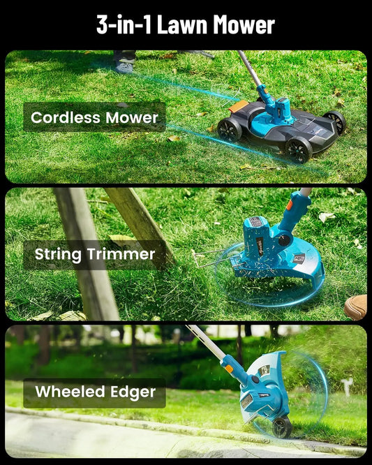 Seesii Electric String Trimmer Leaf Blower Combo