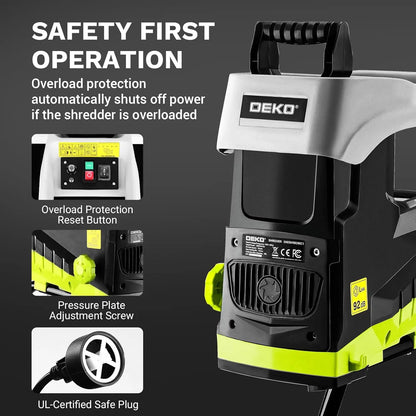 Electric 15-Amp Wood Chipper Shredder